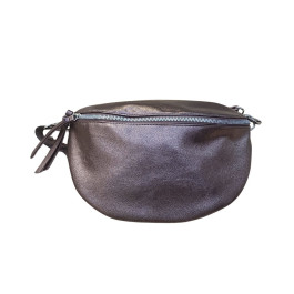 Sac banane femme métallisé-Cuivré