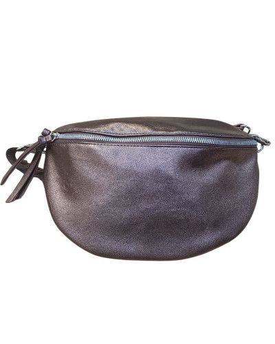 Sac banane femme métallisé