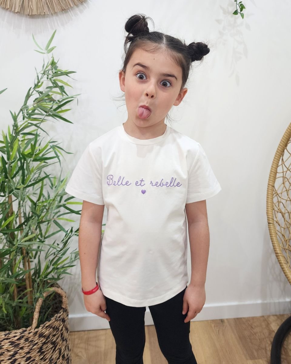 T fashion shirt belle et rebelle